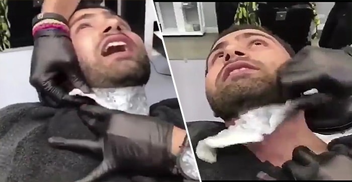 Sakallarına Ağda Yapılırken Ruhunu Teslim Eden Adam