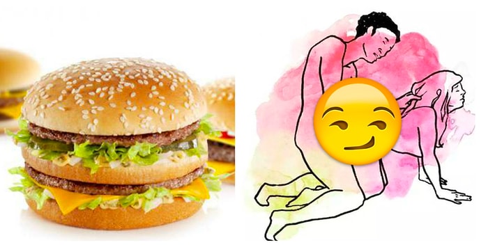 Выберите бургер из Макдоналдса, а мы попробуем угадать вашу любимую позу в постели