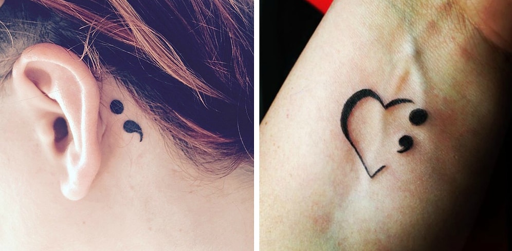 Что же действительно означает татуировка точка с запятой?