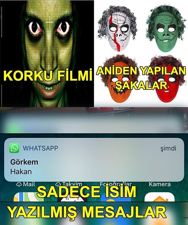 6. İnsanı en korkutan şeyler.
