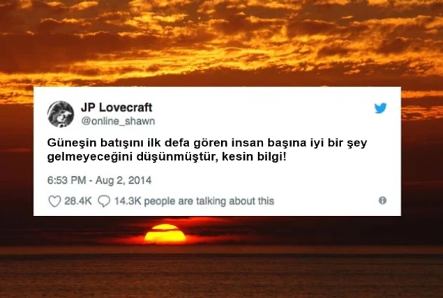 13. Gün batımı