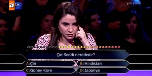 'Çin Seddi Nerededir?' Sorusuna 2 Joker Kullanan 'Kim Milyoner Olmak İster?' Yarışmacısı