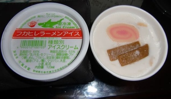 6. Мороженое с акульими плавниками