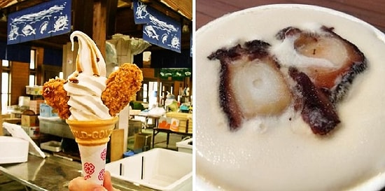 Некоторые виды японского мороженого, услышав о которых явно пропадает аппетит