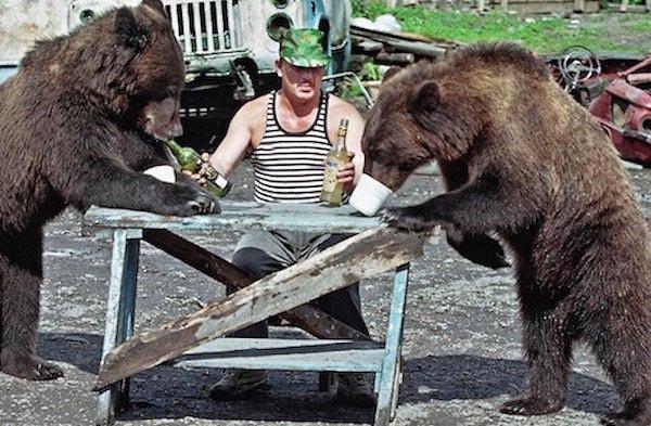 23. Rusya'da insanların ayılara garip bir ilgisi var...