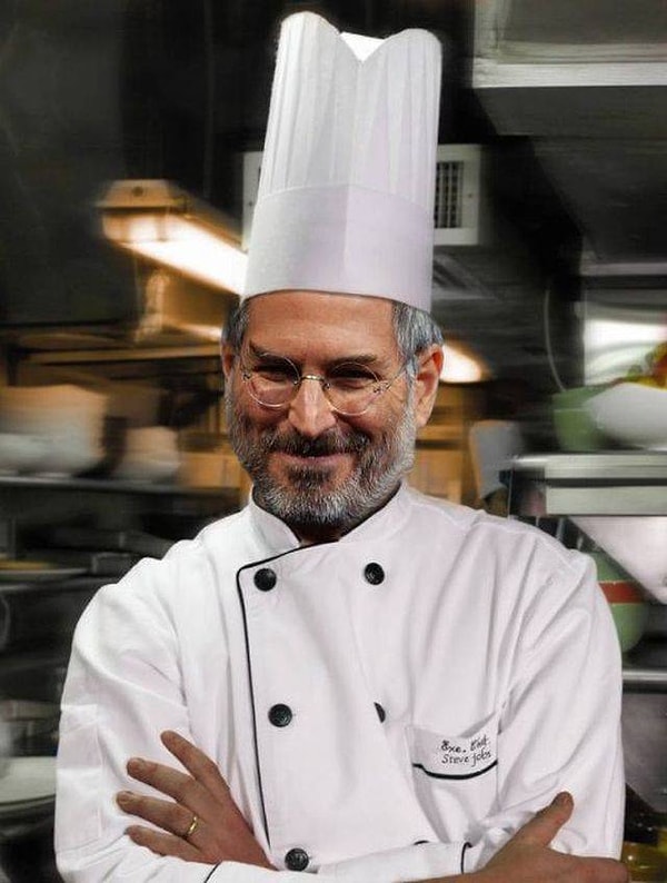 3. А Стив Джобс умелым шеф-поваром