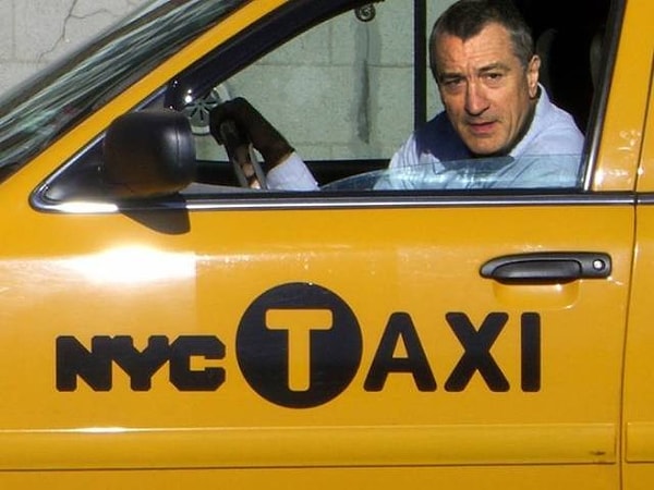 4. Роберт Де Ниро заделался таксистом
