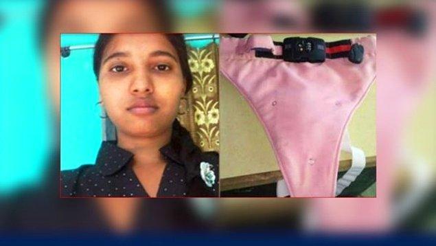 Bir Hintli genç kadın da "Anti-Tecavüz İç Çamaşırı" geliştirdi.