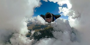 Bulut Mağarasına Dalan Çılgın Wingsuitçiler