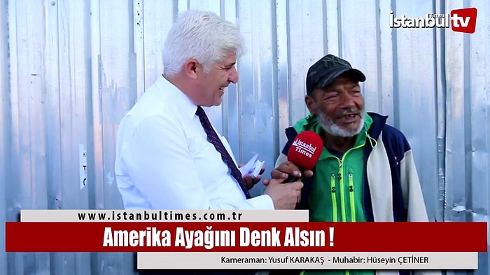 Amerika'nın Ayağını Denk Alması İçin Açık Açık Tehdit Eden Kasımpaşalı Arap