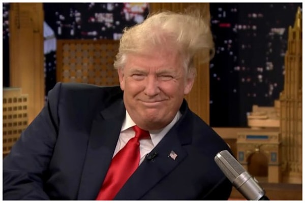 12. Ну и как же без него? Президент США Дональд Трамп гордится своей прической!