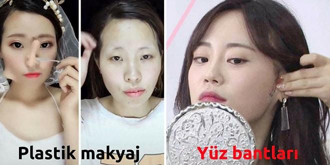 Asyalıların Kendilerini Başka Bir İnsana Dönüştürmelerini Sağlayan Abartılı Makyaj Trendi