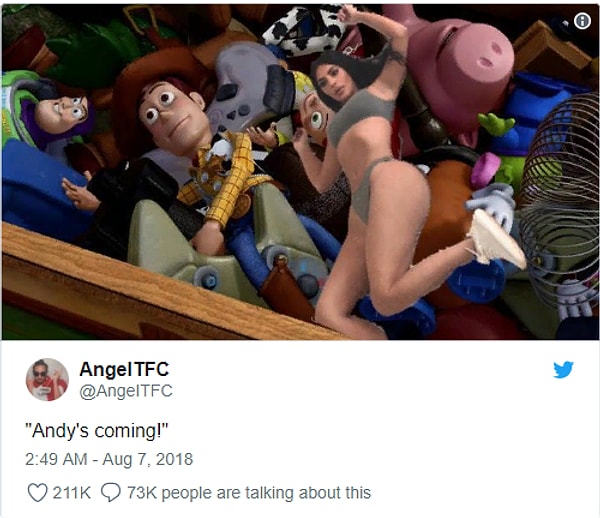 7. "Энди идет!"