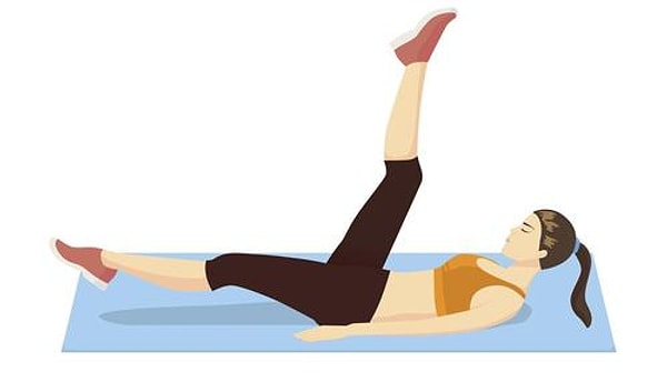 8. Подъем ног