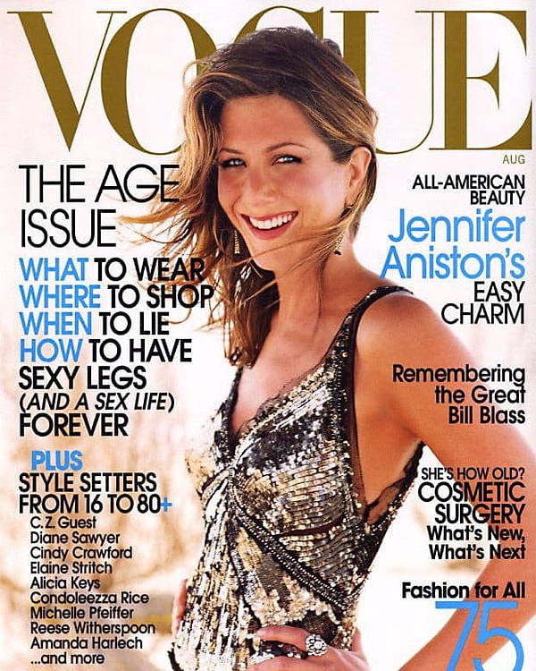 18. Дженнифер Энистон