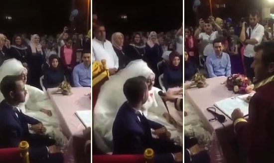Şakacı Gelinin Kelime Oyunu Ters Tepince Nikah Memuru Masadan Kalktı!