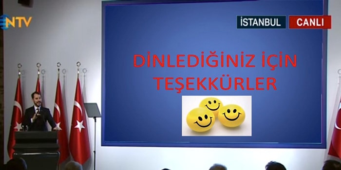 Bakan Berat Albayrak'ın PowerPoint Terk Ekonomi Sunumuna Gelen Komik Tepkiler