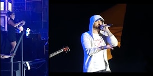 ABD'li Rapçi Eminem'in Konserinde Muhteşem İşler Yaparak Konserin Önüne Geçen İşaret Dili Çevirmeni
