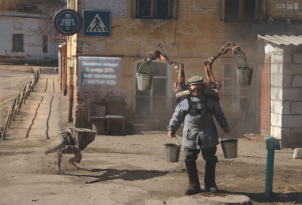 5. ...декорации которой будто застряли вне времени".