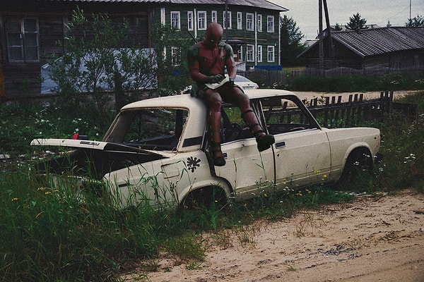 12. И работ в стиле "Что если бы действие фильмов проходило в России...".