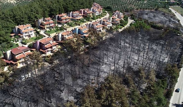 Belediye Başkanı Türkyılmaz ilk açıklamasında 'Yangını şüpheli buluyorum' dedi.