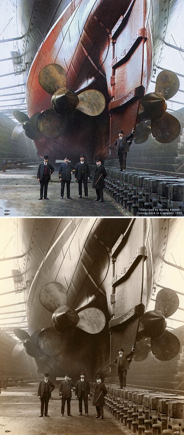 28. Судно Мавритания, 1909 год.