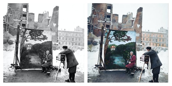 Художница раскрашивает исторические черно-белые фотографии, и результат поражает до глубины души