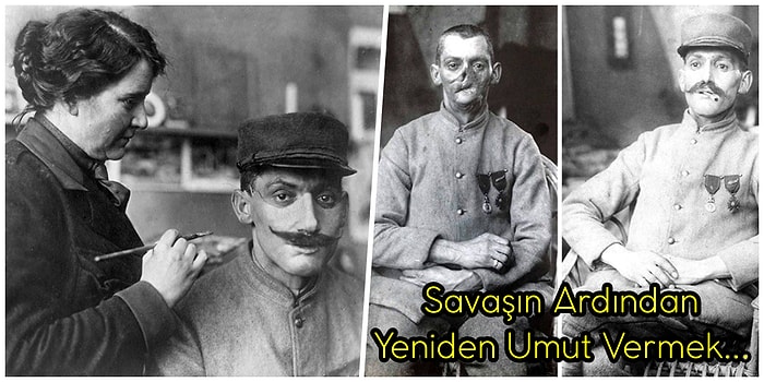 Birinci Dünya Savaşı'nın Ardından Yüzü Deforme Olmuş Askerlere Maske Yaparak Hayatlarını Güzelleştiren Kadın