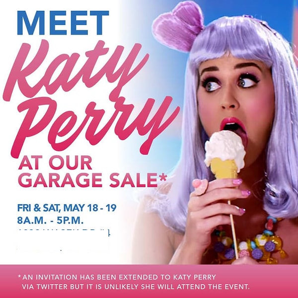 2. Создатель этого флаера для гаражной распродажи - непризнанный гений!