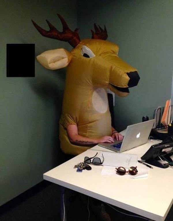 5. Ну и олень...