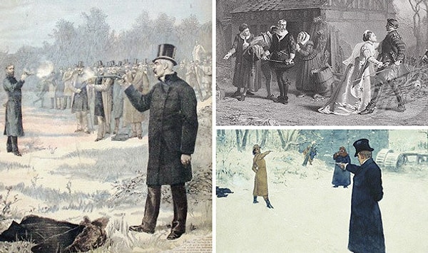 10. Как проходила "неподвижная дуэль вслепую"?