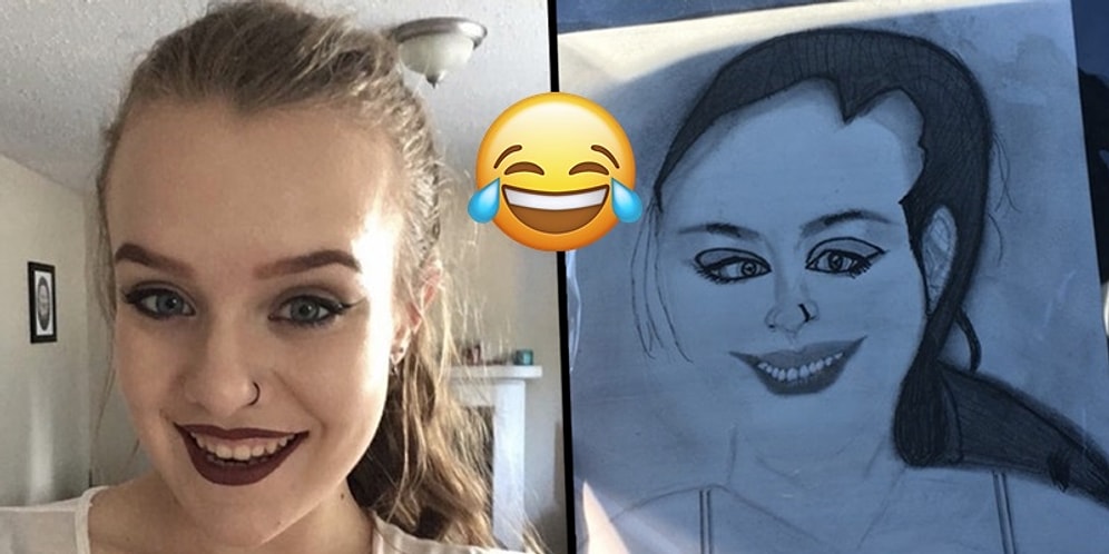 Tıpkısının Aynısı: Arkadaşının Kendisine Hediye Ettiği Çizimle Bütün İnternet Dünyasını Sallayan Kadın