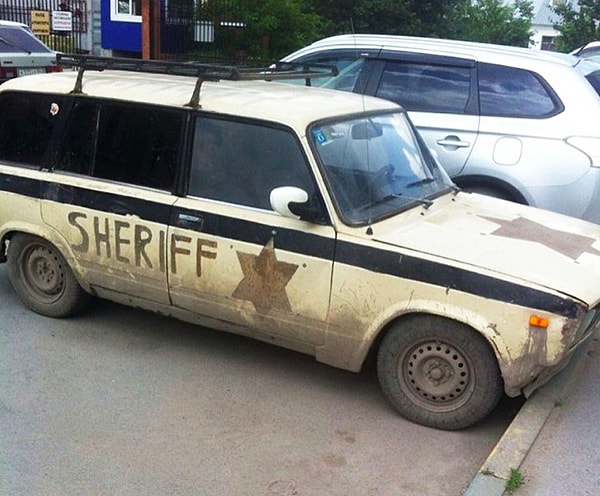 8. Русские шерифы с полным отсутствие пафоса...