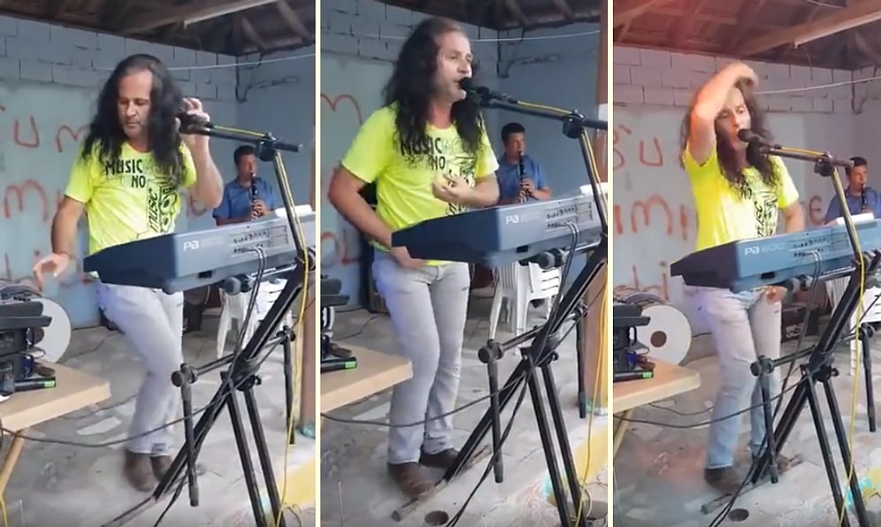 'Uşaklı Çılgın Davulcu'nun Düğünün Önüne Geçen Canlı Performansı