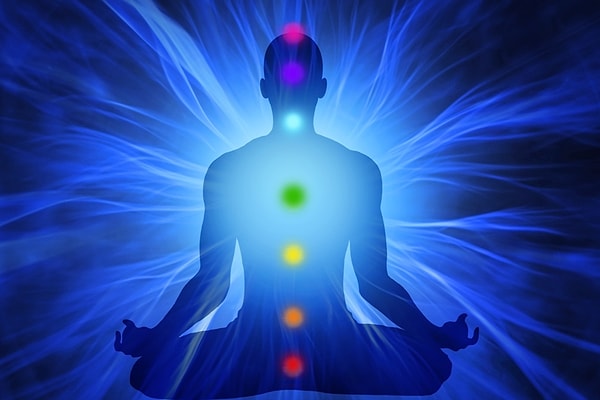 У вас синяя аура