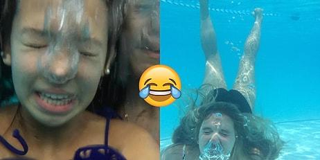 Su Altında Selfie Çekmenin Atomu Parçalamaktan Daha Zor Olduğunu Kanıtlayan Görüntüler