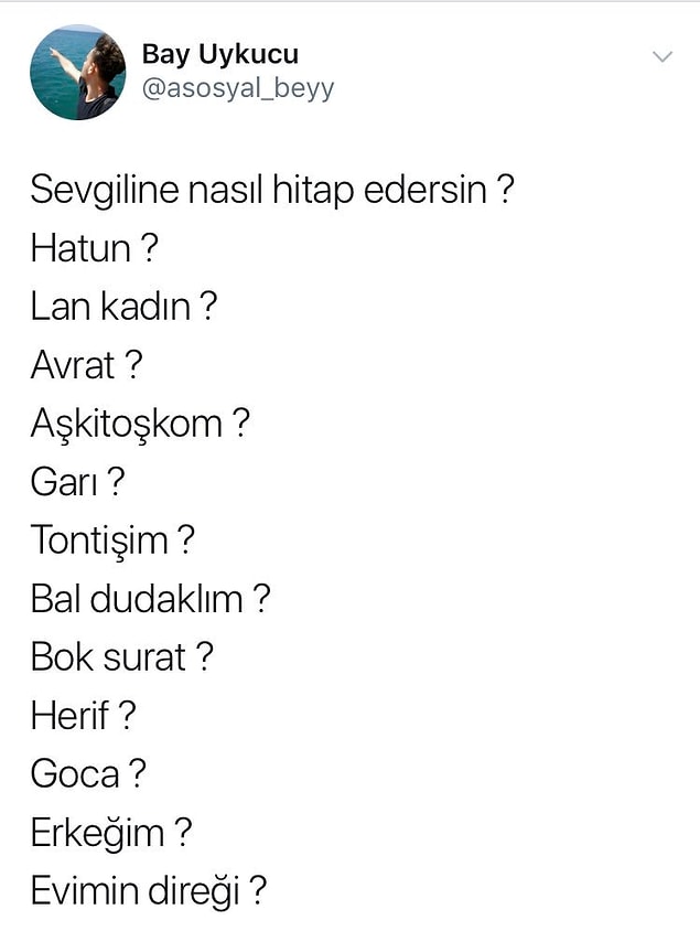6. Hepsi de birbirinden iğrenç...