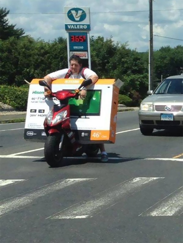 14. Само домой не доедет.