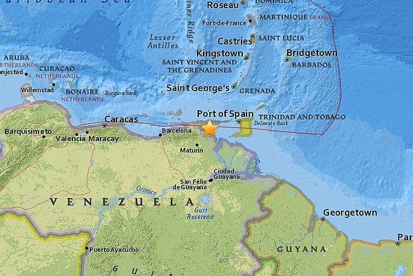 USGS, depremin merkez üssünün, ülkenin kuzeydoğusunda yer alan Yaguaraparo kentinin 20 kilometre kuzeybatısı olduğunu ve yerin yaklaşık 123 kilometre altında meydana geldiğini kaydetti.