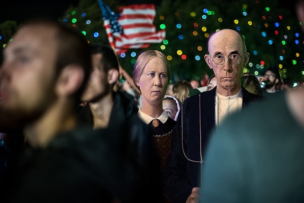 10. Грант Вуд - Американская готика (1930)