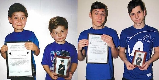 Назад в прошлое: Фотки из детства, ожившие благодаря своим хозяевам