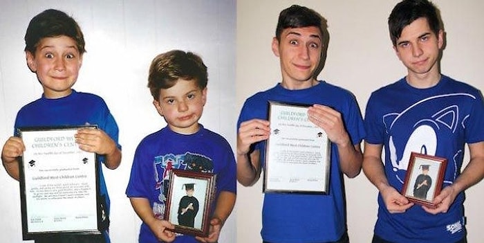 Назад в прошлое: Фотки из детства, ожившие благодаря своим хозяевам