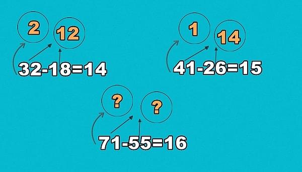 7. Çok iyi gidiyorsun! Şekilde soru işaretli yerlere sırasıyla hangi sayılar gelmeli?