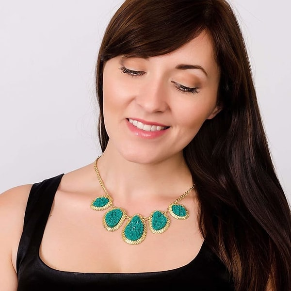 12. Вот, например, такое колье - удачный вариант 👍