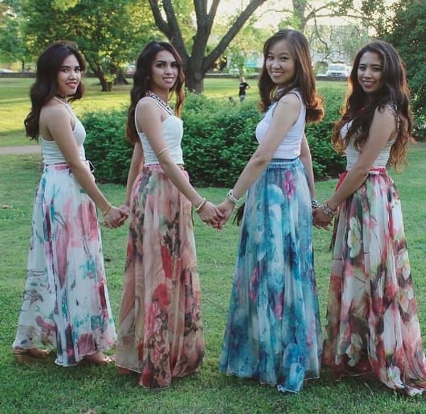 20. Длинная юбка всегда смотрится очень изысканно и элегантно.