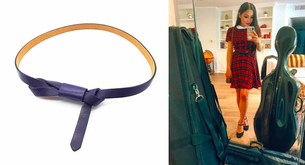 25. Пояс в стиле минимализм - отличное дополнение к платью.