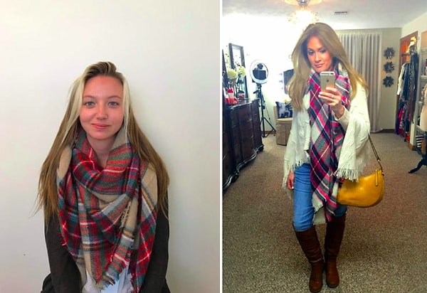 15. Грядёт осень, а значит шарфы вновь приобретают свою актуальность.