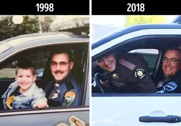 4. «Я мечтал стать папиным напарником и ловить плохих парней. Я достиг своей цели»