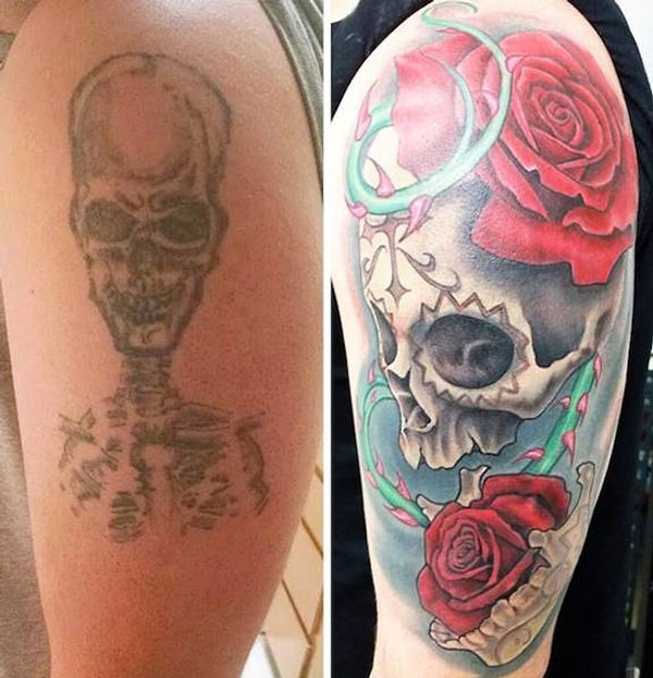 19. Когда закрываешь неудачное тату хорошим