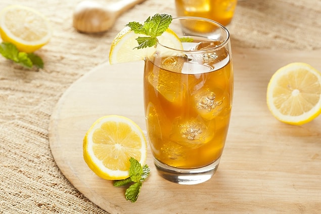 3. Yeşil Çay + Limon + Nane
